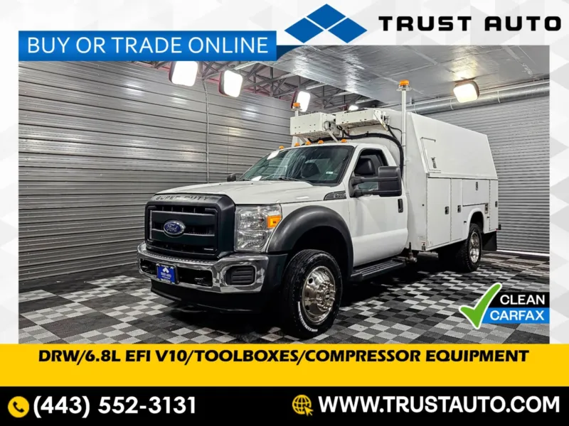 2016 Ford Super Duty F-550 DRW XL Regular Cab Dually 6.8L EFI V10 Utility/Service/KUV Truck for sale in Sykesville, MD