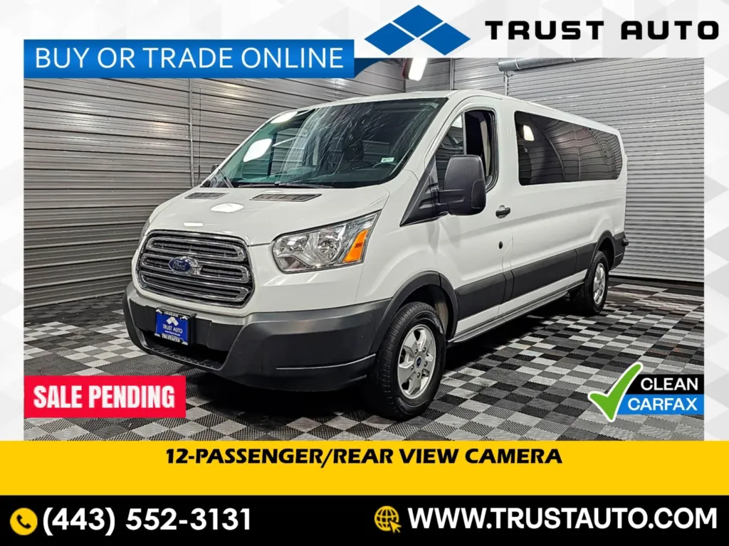Used 2018 Ford Transit T-350 12-Passenger XLT 148'' Low Roof