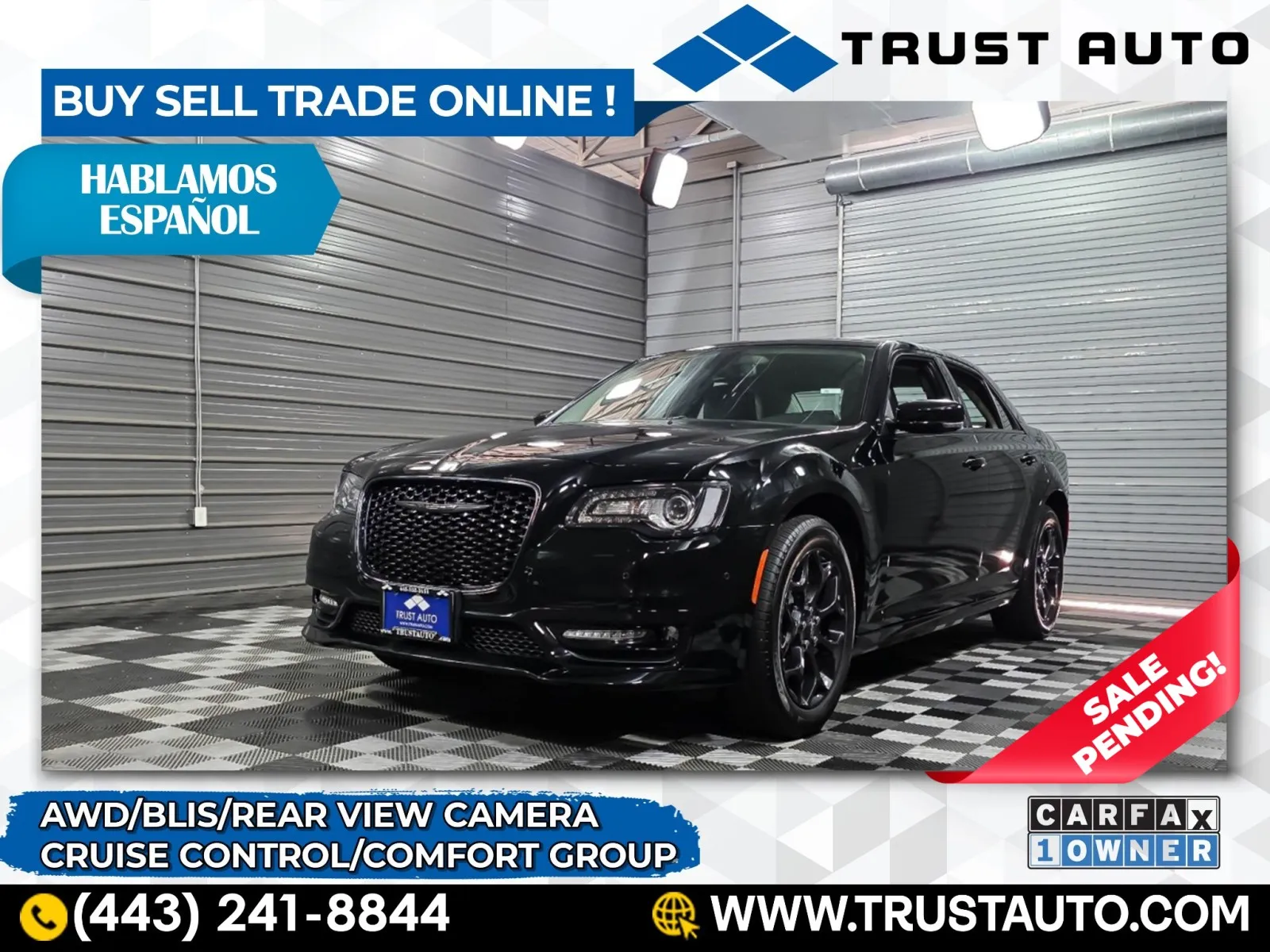 2023 Chrysler 300 Touring L AWD Sedan w/Comfort Group for sale in Sykesville, MD