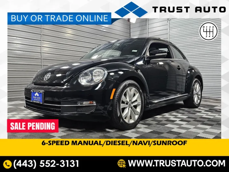 2014 Volkswagen Beetle Coupe 2.0L TDI 6-Speed Manual Diesel Coupe for sale in Sykesville, MD