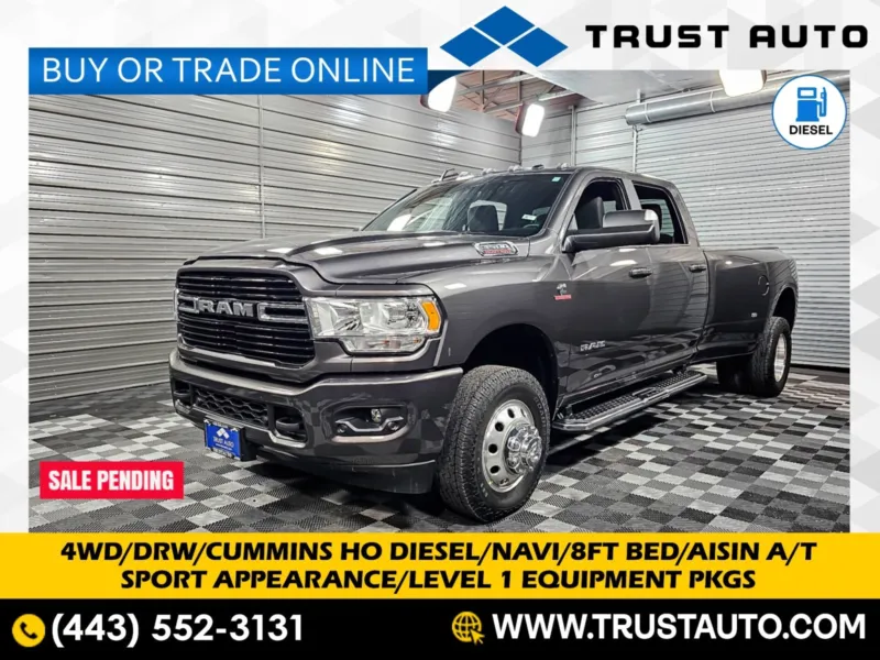 Used 2021 Ram 3500 DRW Big Horn 4WD Crew Cab Dually 8FT Bed