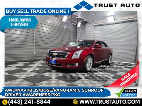 Red 2016 Cadillac XTS Luxury Collection AWD Sedan for sale in Sykesville, MD