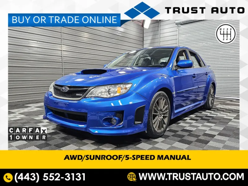 2014 Subaru Impreza WRX Limited AWD 5-Speed Manual Sedan for sale in Sykesville, MD