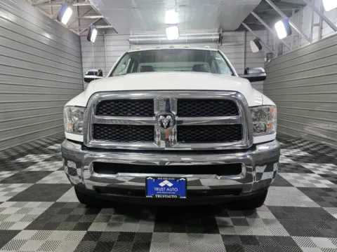 Another view of 2018 Ram 3500 Chassis Flatbed Tradesman 4WD Regular Cab Hemi Pickup Truck for sale in Sykesville, MD at Trust Auto
