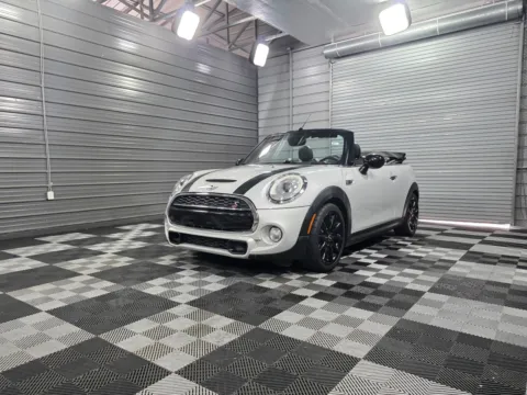 White 2016 MINI Cooper Convertible S Soft-Top Convertible w/Sport Pkg for sale in Sykesville, MD
