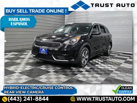 Black 2017 Kia Niro LX Hybrid-Electric SUV for sale in Sykesville, MD