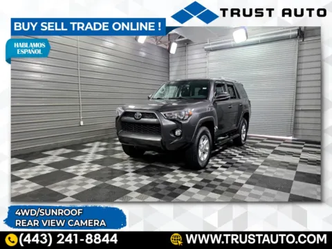 Gray 2018 Toyota 4Runner SR5 Premium 4WD SUV for sale in Sykesville, MD