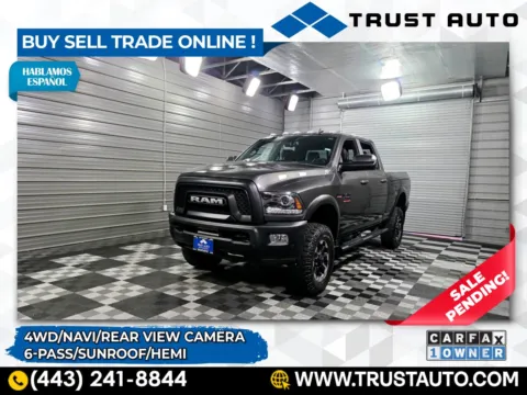 Gray 2017 Ram 2500 Power Wagon 4WD Crew Cab Hemi Pickup Truck for sale in Sykesville, MD