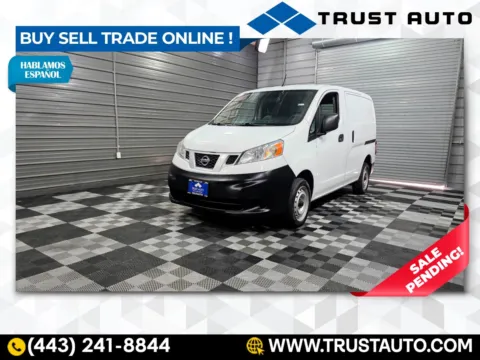 White 2016 Nissan NV200 Compact Cargo S Minivan/Van for sale in Sykesville, MD