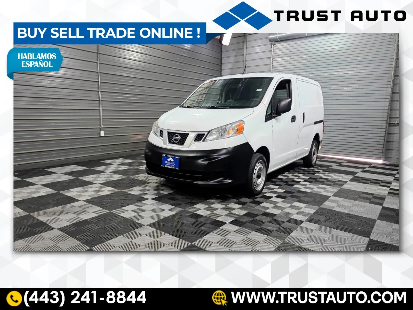 White 2016 Nissan NV200 Compact Cargo S Minivan/Van for sale in Sykesville, MD