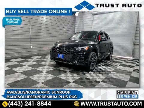 Black 2024 Audi SQ5 Premium Plus 3.0 TFSI quattro AWD SUV for sale in Sykesville, MD