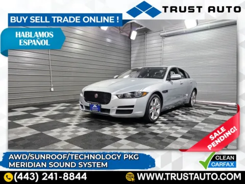 Silver 2018 Jaguar XE 25t Prestige AWD Sedan for sale in Sykesville, MD