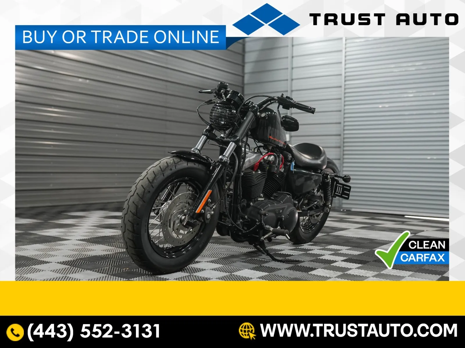 2013 Harley Davidson XL1200X Forty-Eight Motorcycle