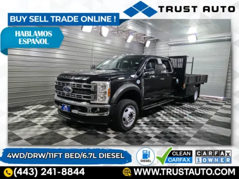 Black 2024 Ford F-550 Super Duty Chassis XL Crew Cab DRW 4WD for sale in Sykesville, MD
