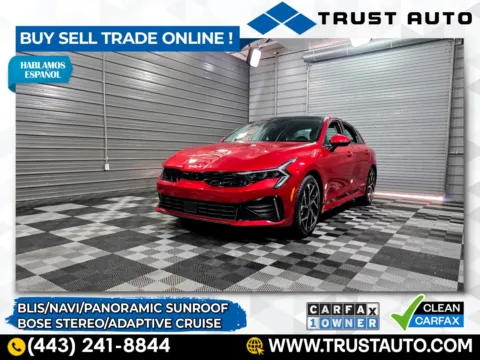 Red 2025 Kia K5 EX 4-Door Sedan for sale in Sykesville, MD