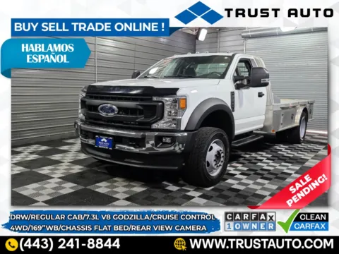 White 2022 Ford F-600 Super Duty XL Regular Cab 169 4WD for sale in Sykesville, MD