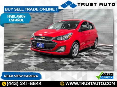 Red 2020 Chevrolet Spark LS Hatchback for sale in Sykesville, MD