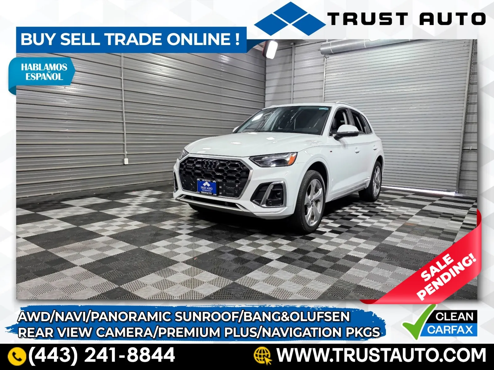 2022 Audi Q5 S line Premium Plus 45 TFSI quattro AWD SUV w/Navigation Pkg for sale in Sykesville, MD