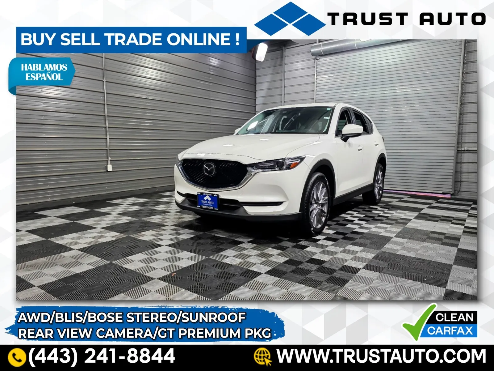 2019 Mazda CX-5 Grand Touring AWD SUV w/GT Premium Pkg