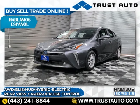 Gray 2022 Toyota Prius XLE AWD Hybrid-Electric Hatchback for sale in Sykesville, MD