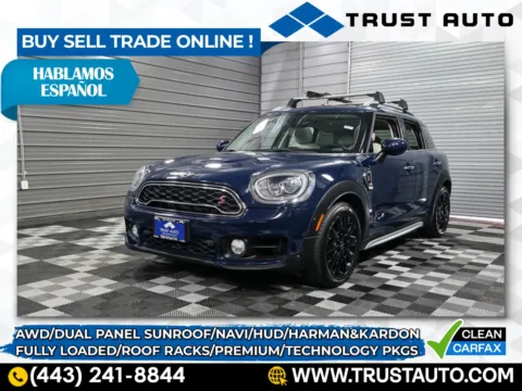 Blue 2018 MINI Countryman Cooper S AWD SUV w/Premium/Technology Pkgs for sale in Sykesville, MD
