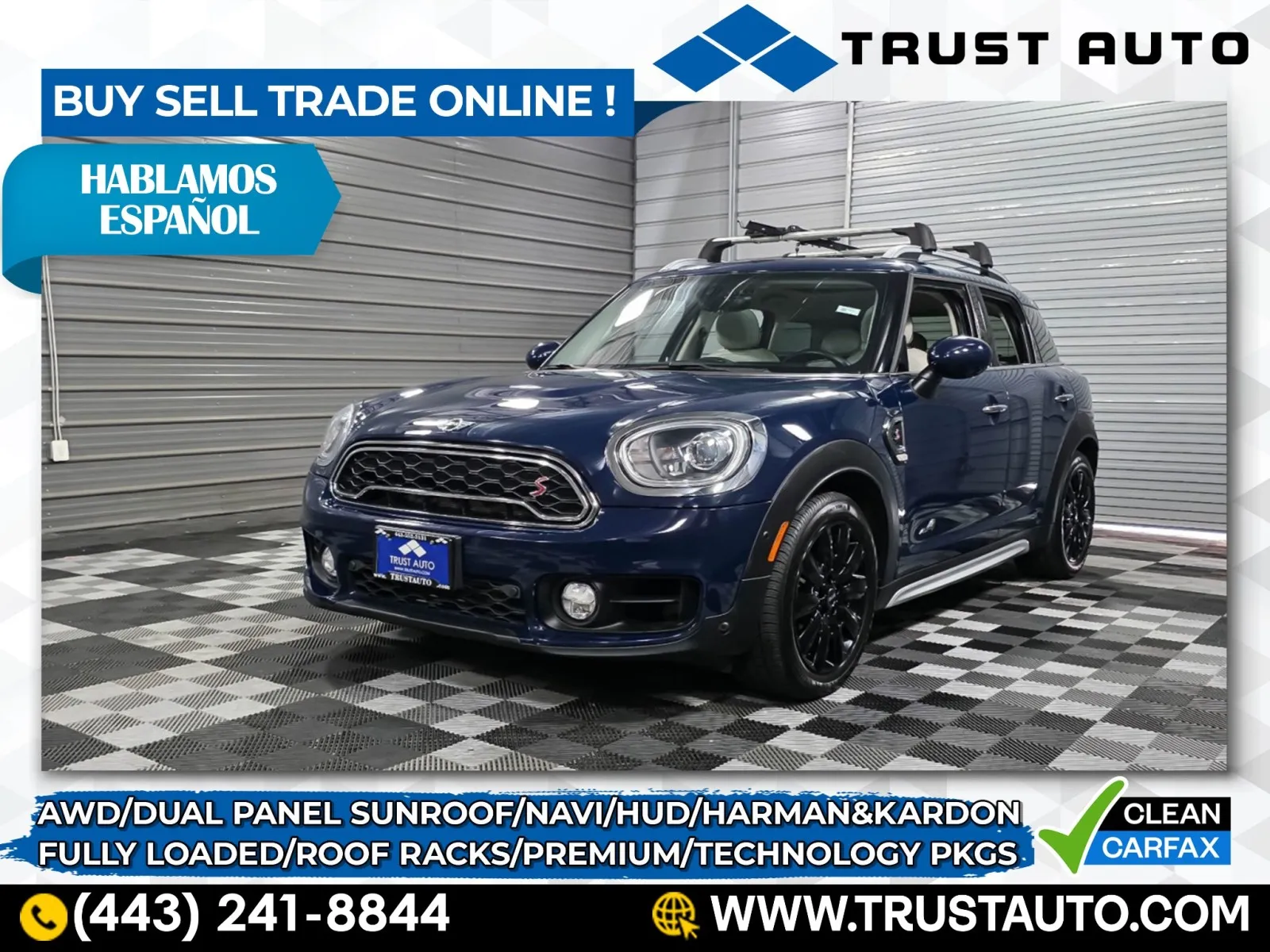 2018 MINI Countryman Cooper S AWD SUV w/Premium/Technology Pkgs