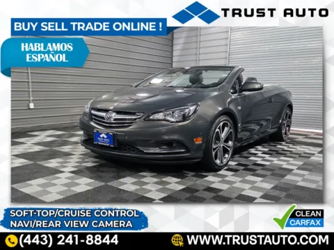 Gray 2016 Buick Cascada Premium Soft-Top Convertible for sale in Sykesville, MD
