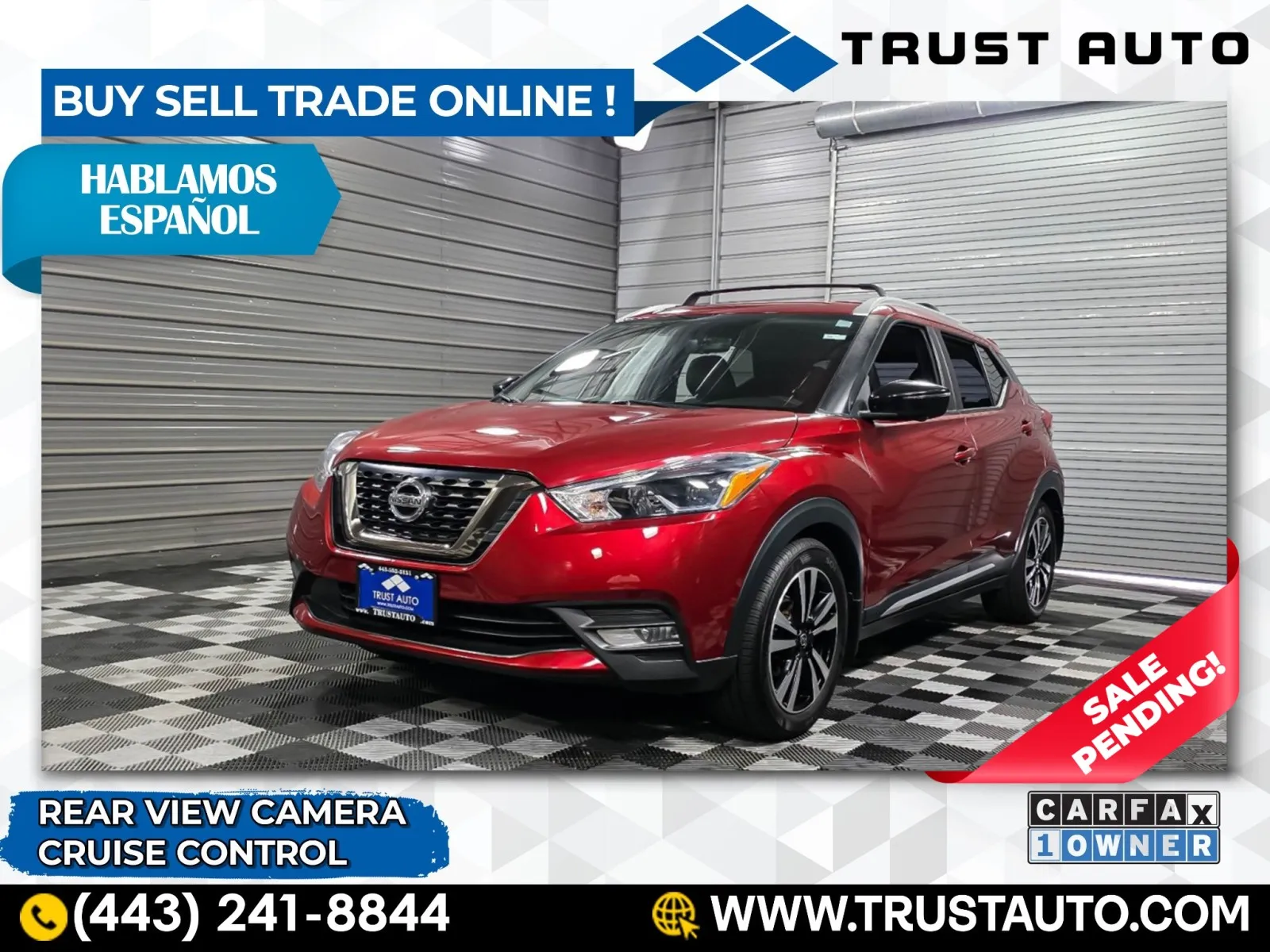 2019 Nissan Kicks SR SUV for sale in Sykesville, MD