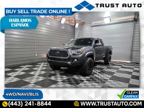 Gray 2018 Toyota Tacoma TRD Off Road 4WD Access Cab Pickup Truck for sale in Sykesville, MD