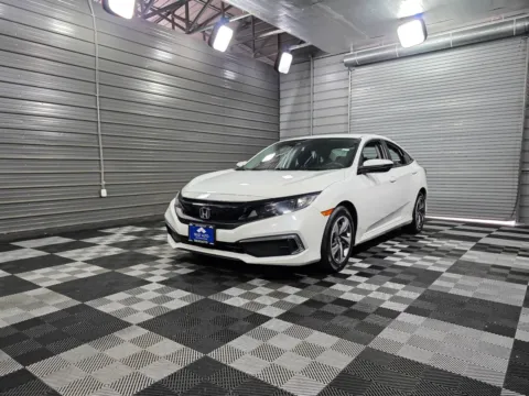 Beige 2019 Honda Civic Sedan LX for sale in Sykesville, MD