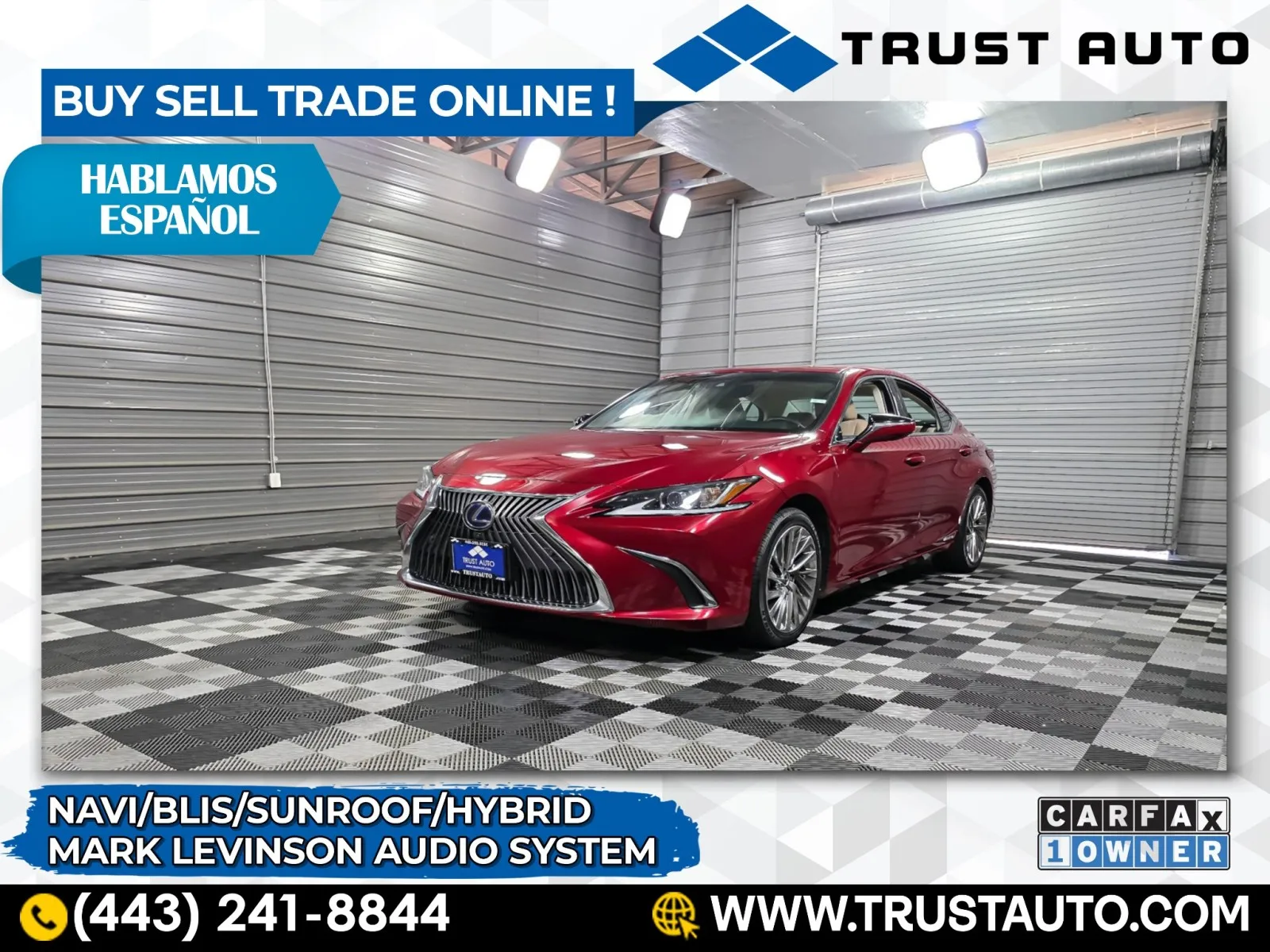 2021 Lexus ES 300h Luxury Hybrid Sedan