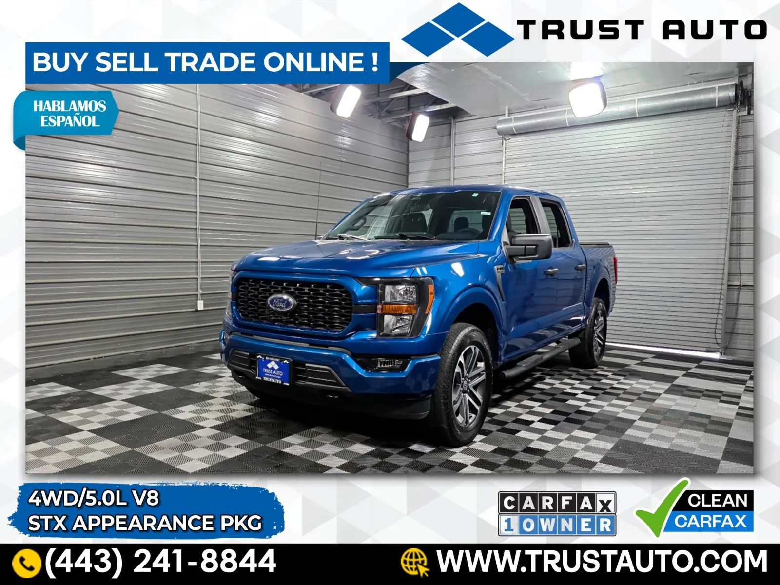 2023 Ford F-150 XL 4WD Super Crew Pickup Truck w/STX Appearance Pkg