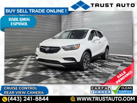 White 2021 Buick Encore Preferred SUV for sale in Sykesville, MD