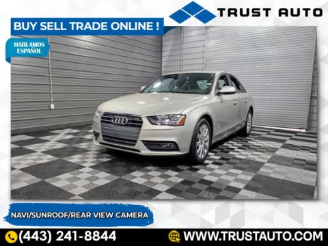 Silver 2014 Audi A4 Premium 2.0T Premium Sedan for sale in Sykesville, MD