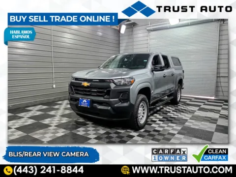 Gray 2024 Chevrolet Colorado WT 2WD Crew Cab Pickup Truck for sale in Sykesville, MD