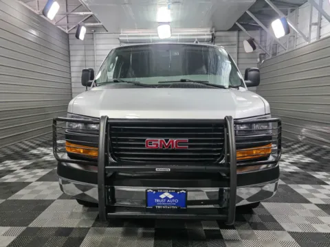 Another view of 2023 GMC Savana 35000 15-Passenger LS Extended 155''WB Cargo Minivan/Van for sale in Sykesville, MD at Trust Auto