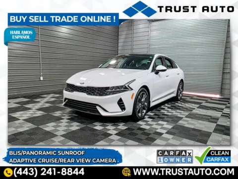 White 2021 Kia K5 EX 4-Door Sedan for sale in Sykesville, MD