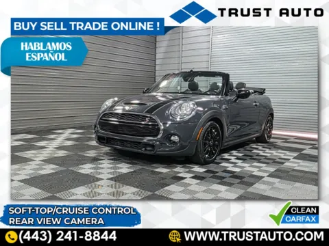 Gray 2018 MINI Cooper S Soft-Top Convertible for sale in Sykesville, MD