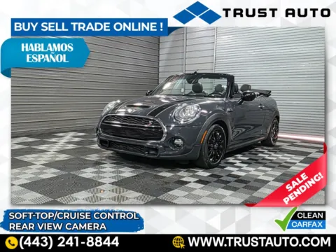 Gray 2018 MINI Cooper S Soft-Top Convertible for sale in Sykesville, MD