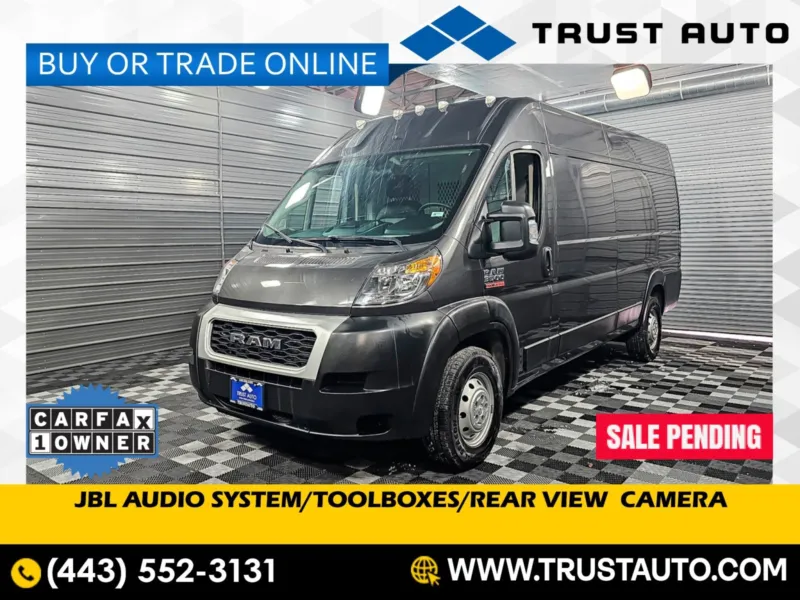 Used 2019 Ram ProMaster 3500 Cargo 159''WB High Roof Extended