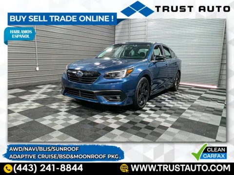Blue 2020 Subaru Legacy Sport AWD Sedan for sale in Sykesville, MD