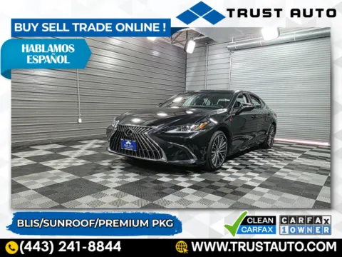 Black 2022 Lexus ES 350 Sedan w/Premium Pkg for sale in Sykesville, MD