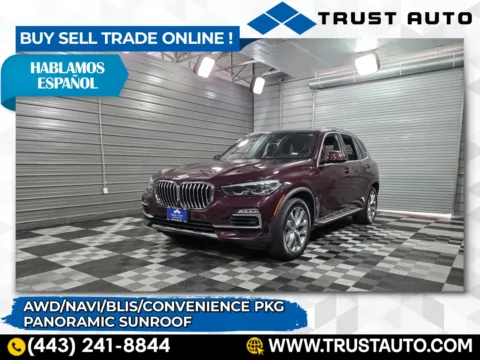 Red 2020 BMW X5 xDrive40i AWD Luxury SUV for sale in Sykesville, MD