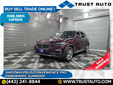 Red 2020 BMW X5 xDrive40i AWD Luxury SUV for sale in Sykesville, MD