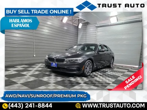 Gray 2018 BMW 5 Series 530i xDrive AWD Luxury Sedan for sale in Sykesville, MD