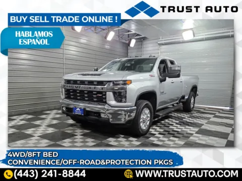 Silver 2022 Chevrolet Silverado 2500HD LT 4WD Double Cab Pickup Truck w/Convenience PkgP for sale in Sykesville, MD