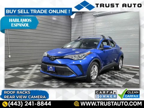 Blue 2020 Toyota C-HR LE SUV for sale in Sykesville, MD