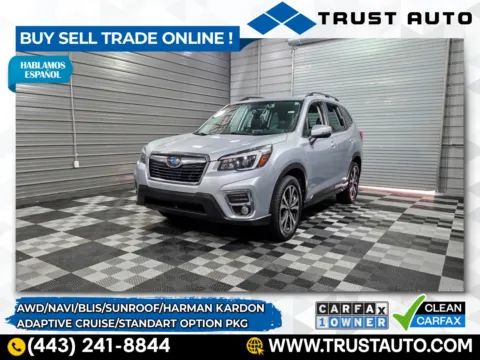 Silver 2021 Subaru Forester 2.5i Limited AWD SUV for sale in Sykesville, MD
