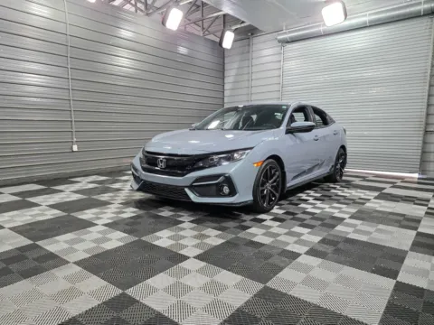 Black 2021 Honda Civic Hatchback Sport for sale in Sykesville, MD