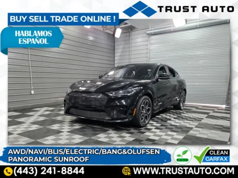Black 2021 Ford Mustang Mach-E GT AWD Electric Luxury SUV for sale in Sykesville, MD